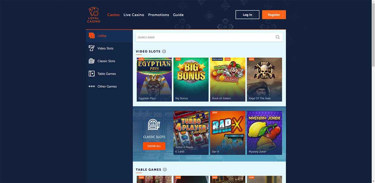 loyal casino game browser image